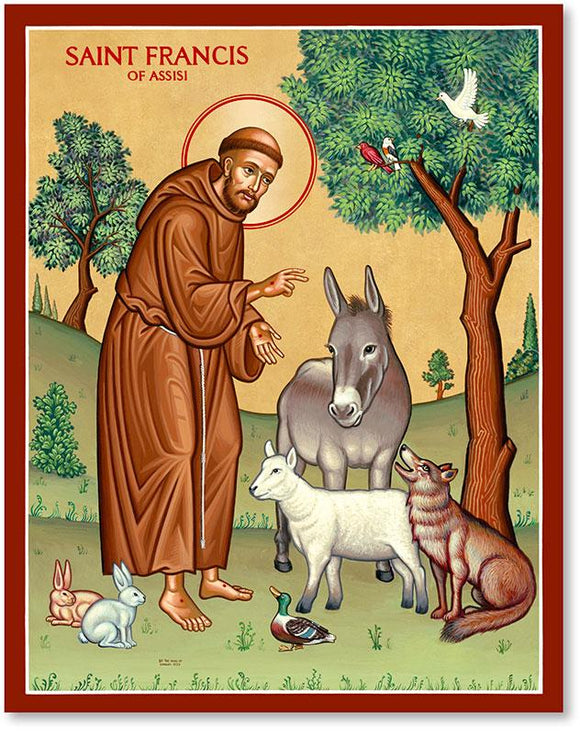 Original art, souvenir & collectible products celebrating the history of St. Francis of Assisi - founder of the Franciscan Orders and the Patron Saint of Ecology.