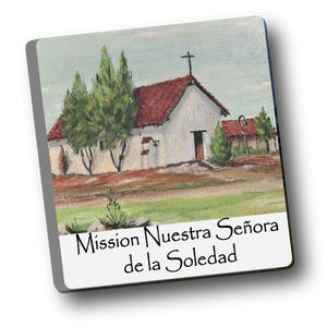 10-13013-01 Mission Soledad Magnet 2" x 2" Ceramic