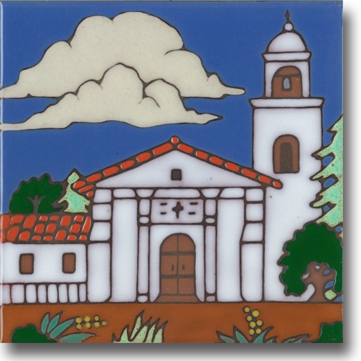 California Mission Tile Mission Santa Cruz Mission Gift Shop