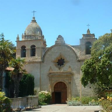 Original art, souvenir & collectible products celebrating the history of Mission San Carlos Borromeo de Carmelo (Carmel).