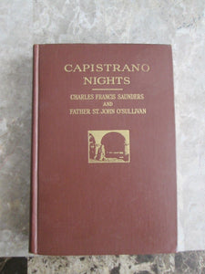 Book:  “Capistrano Nights” tells tales of San Juan Capistrano between the founding of the Mission in 1776 by Junipero Serra and the guidance of Father St. John O’Sullivan beginning 1910. The book also shares the tradition and folklore of Mission San Juan Capistrano – including the story of the swallows return to Capistrano each year on March 19 – The Feast of St. Joseph.  